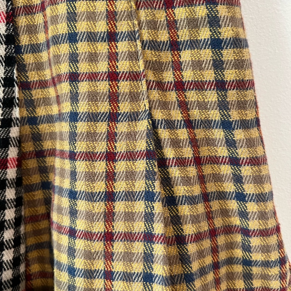 Rowing Blazers Navy and Plaid Mini Skirt - Picture 4 of 10
